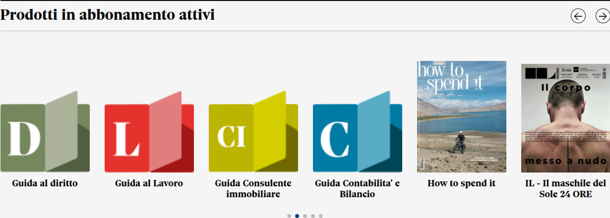 Sistema informativo Il Sole 24 Ore SBA